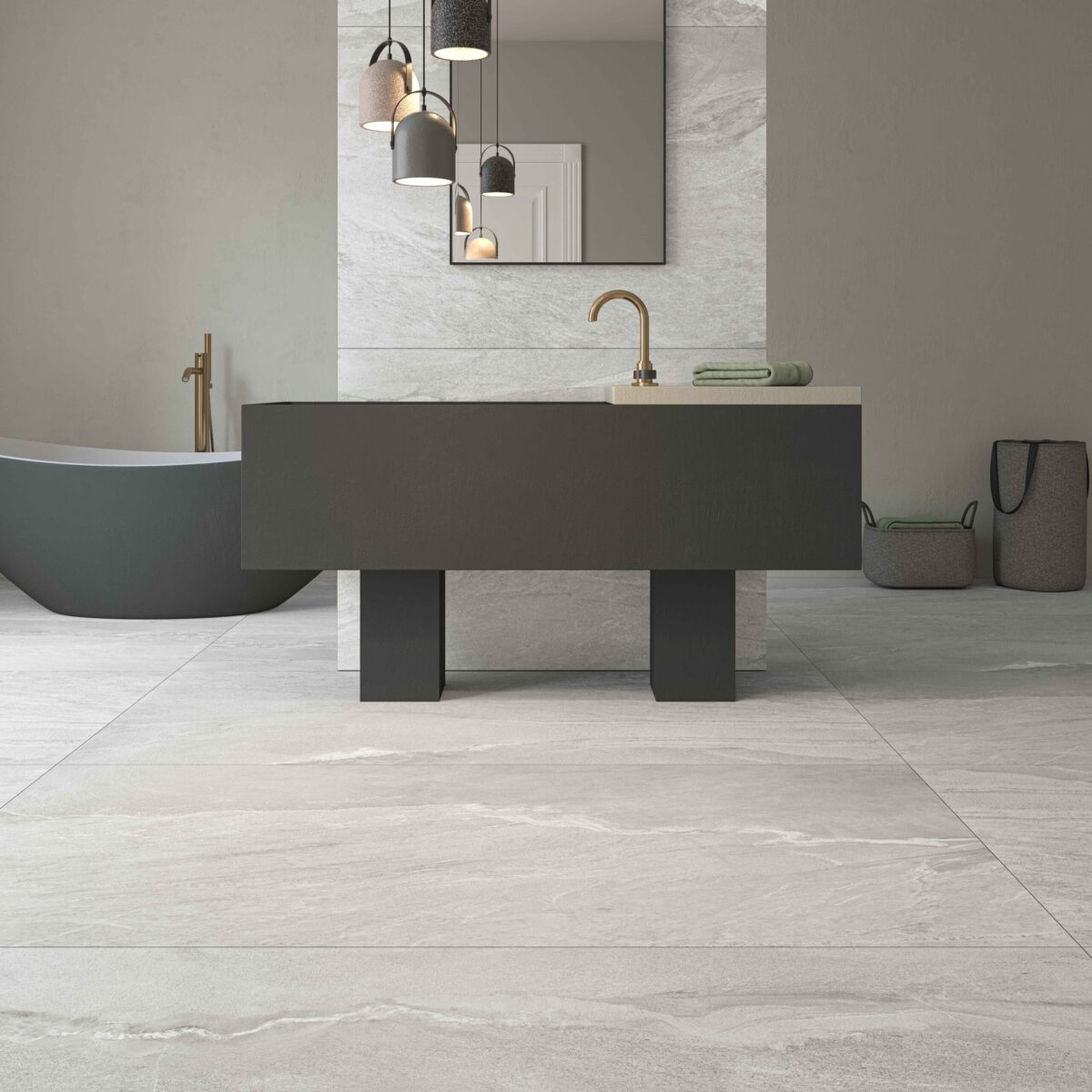 Klinker Stone Blanco Matt 90x90 - Bild 3