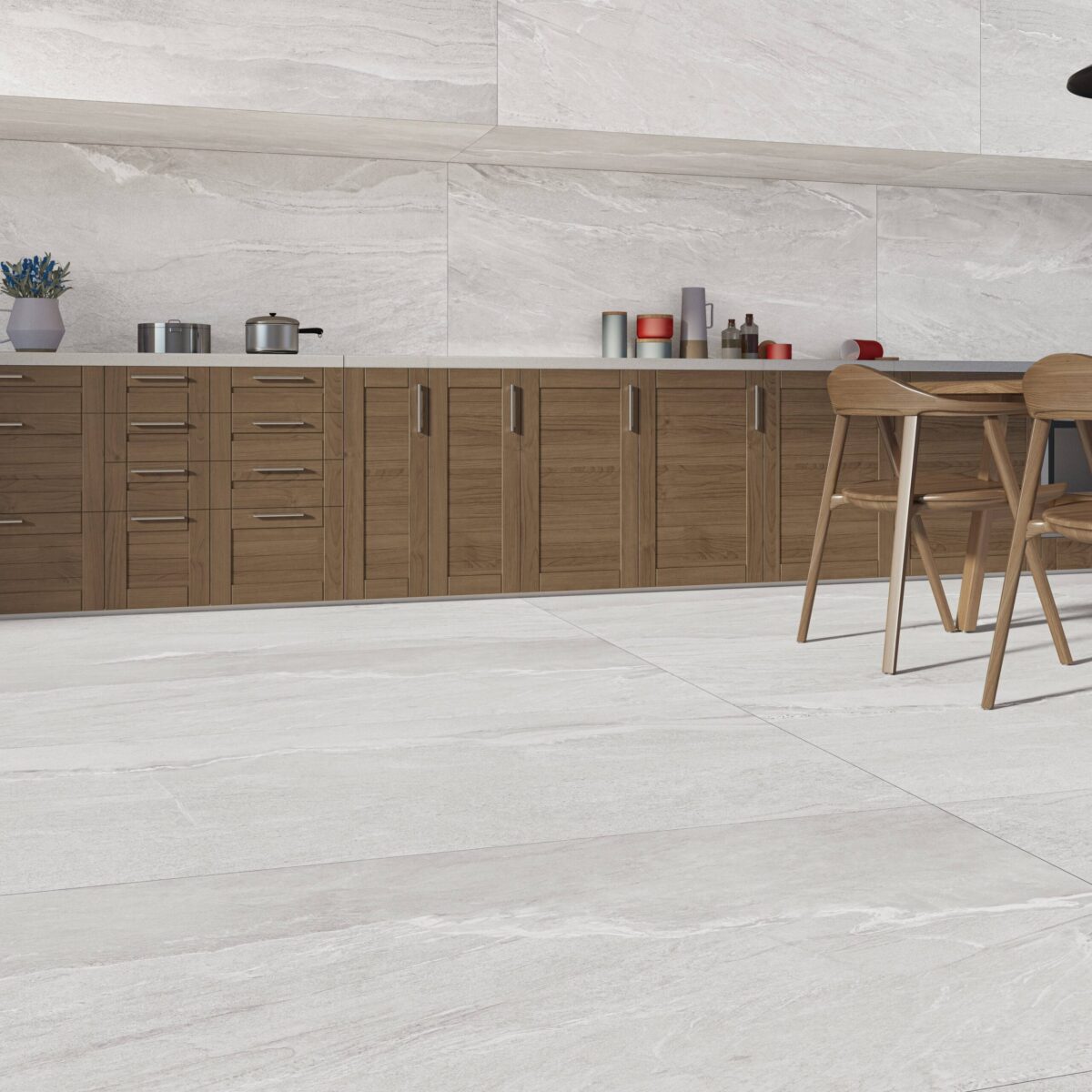 Klinker Stone Blanco Matt 90x90 - Bild 1